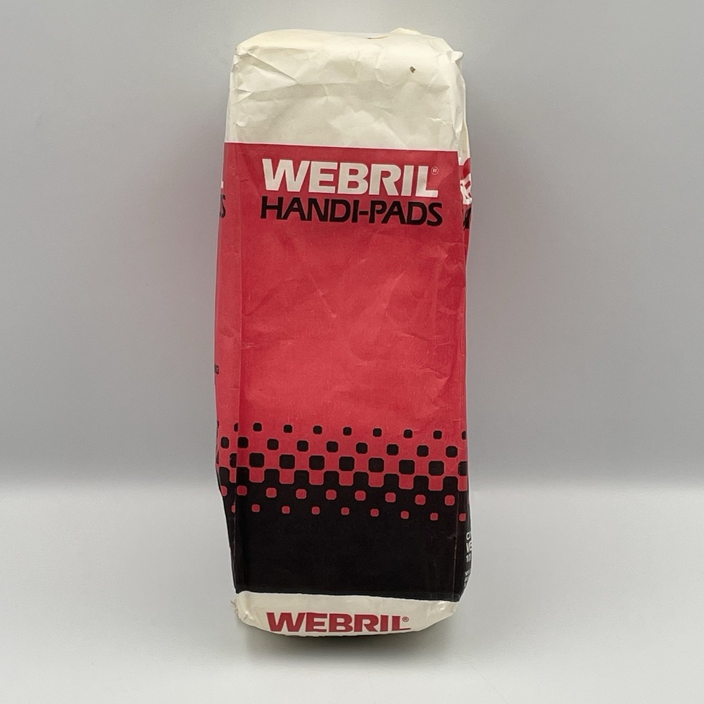 Webril Handi-Pads 100% Cotton 100 Pads 4x4 Lintless Absorbent NEW Sealed USA